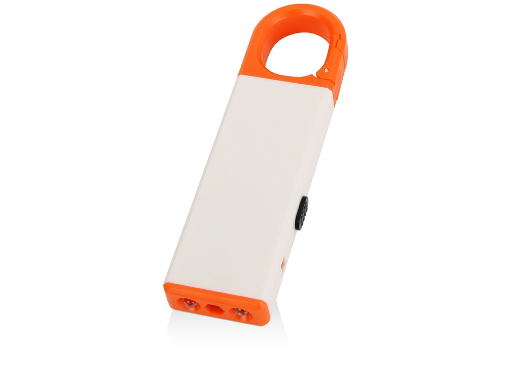 Фонарь-мультиинструмент Октопус, белый/оранжевый-0