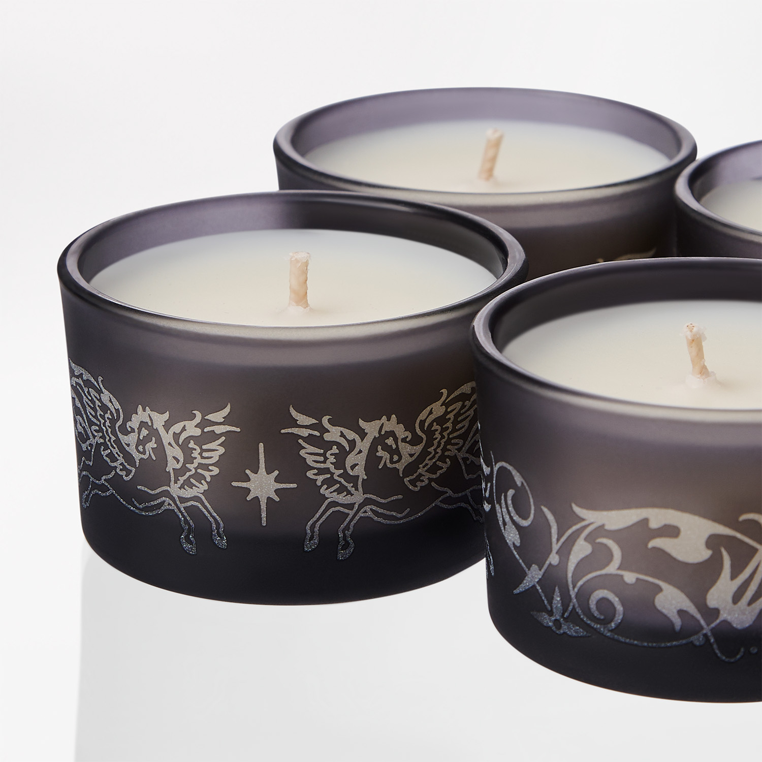 Набор ароматических свечей Сенто (Sento), серый-7