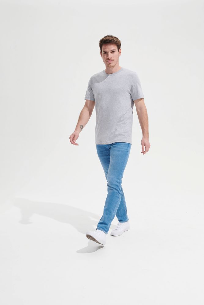 Футболка унисекс Tuner, светло-серый меланж-3