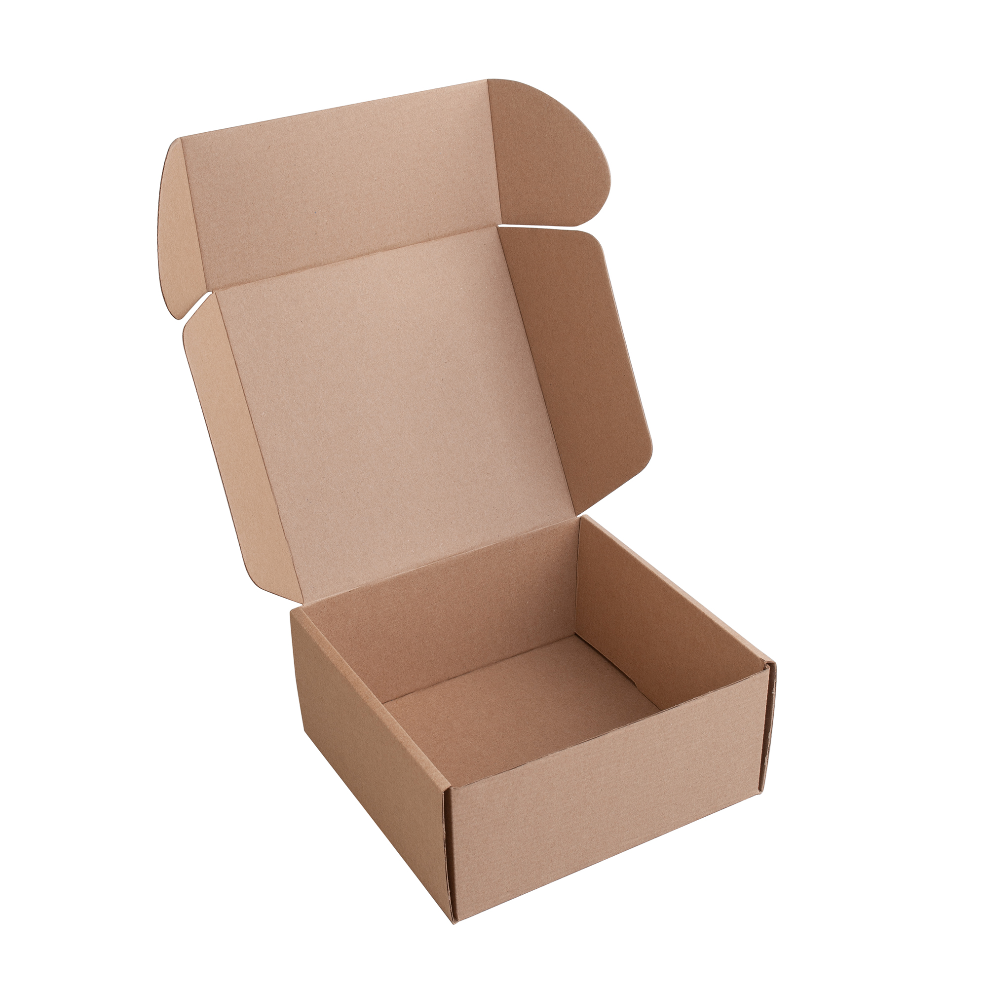 Коробка для набора средняя, самосборная, крафт-0