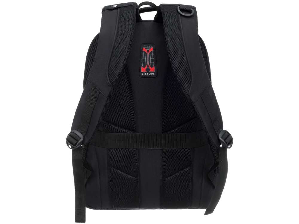 Рюкзак TORBER ROCKIT с отделением для ноутбука 15, чёрный, полиэстер, 34 х 16,5 х 47 см, 24 л-3