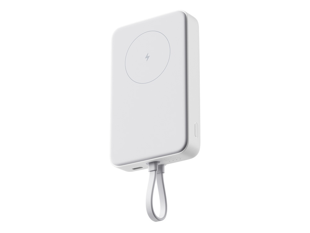 Внешний аккумулятор с кабелем Xiaomi 33W Magnetic Power Bank 10000mAh (Integrated Cable) White-0