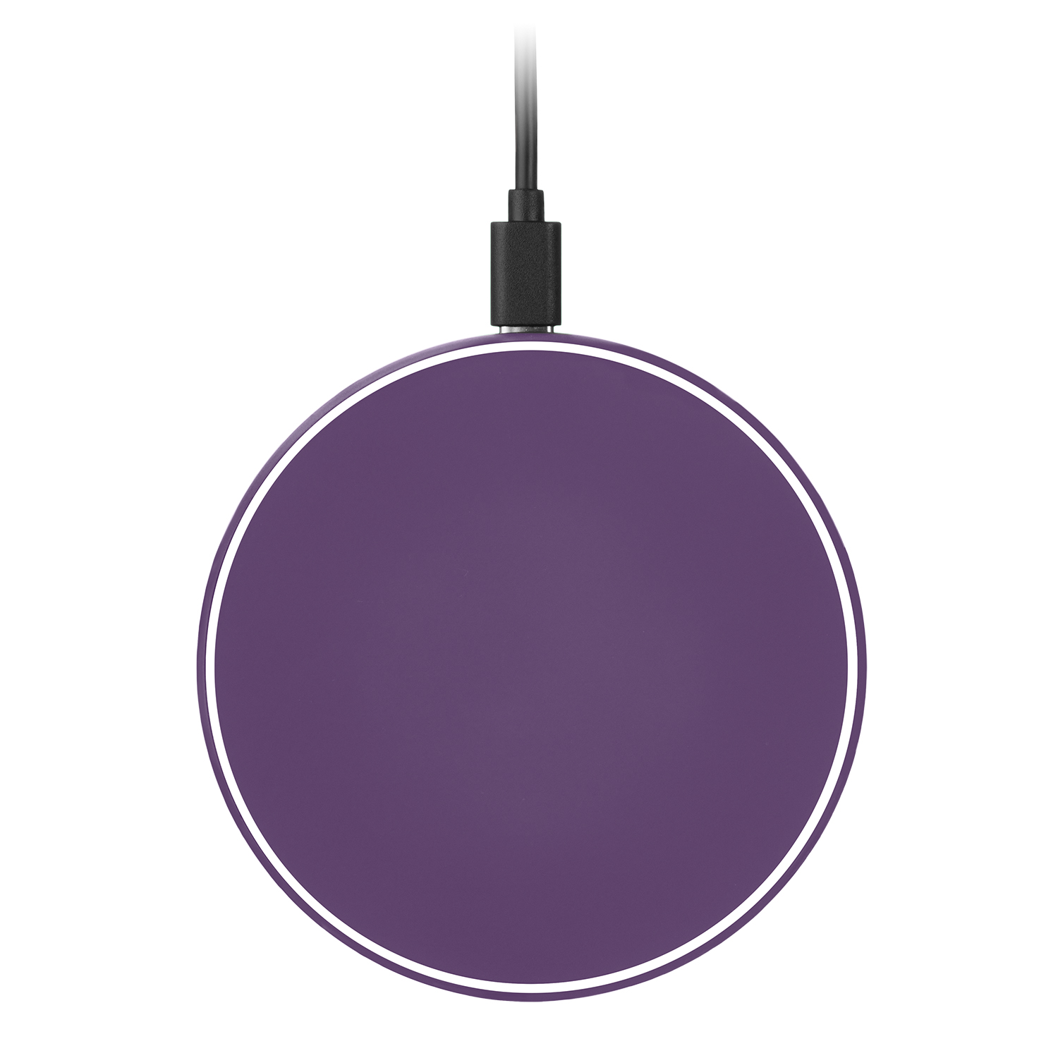 Беспроводное зарядное устройство с подсветкой 15W Auris, фиолетовое-2