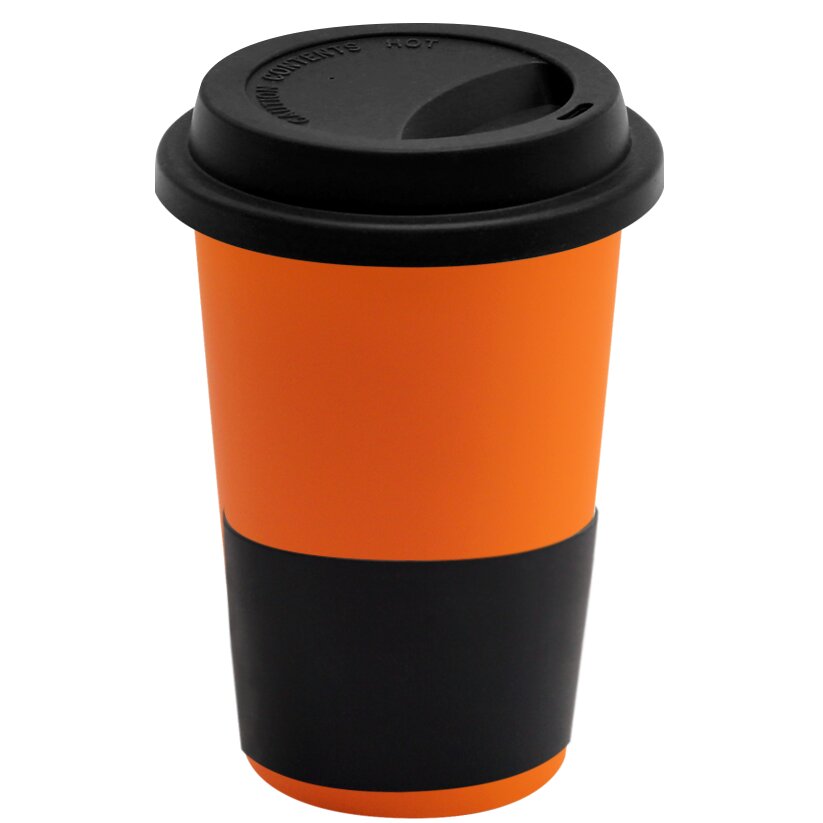 Кружка Magic To Go, Оранжевый/Черный-0