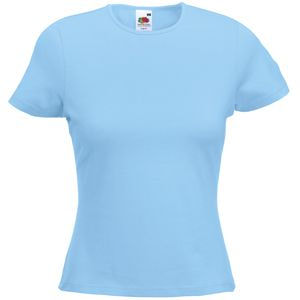 Футболка женская LADY FIT CREW NECK T 210, голубой-0