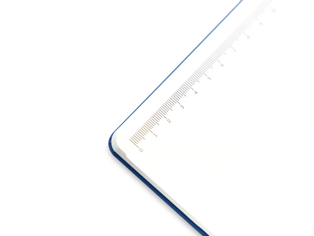 Бизнес-блокнот С3 софт-тач с магнитом, твердая обложка, 128 листов, синий-5