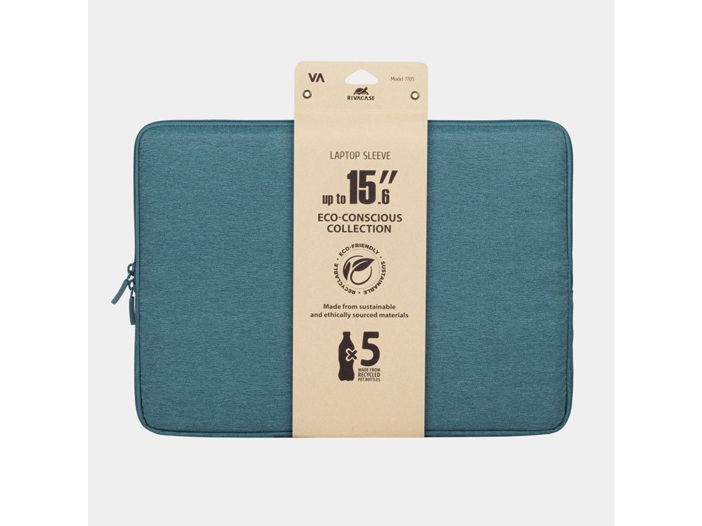 RIVACASE 7705 aquamarine ECO чехол для ноутбука 15.6 / 12-3
