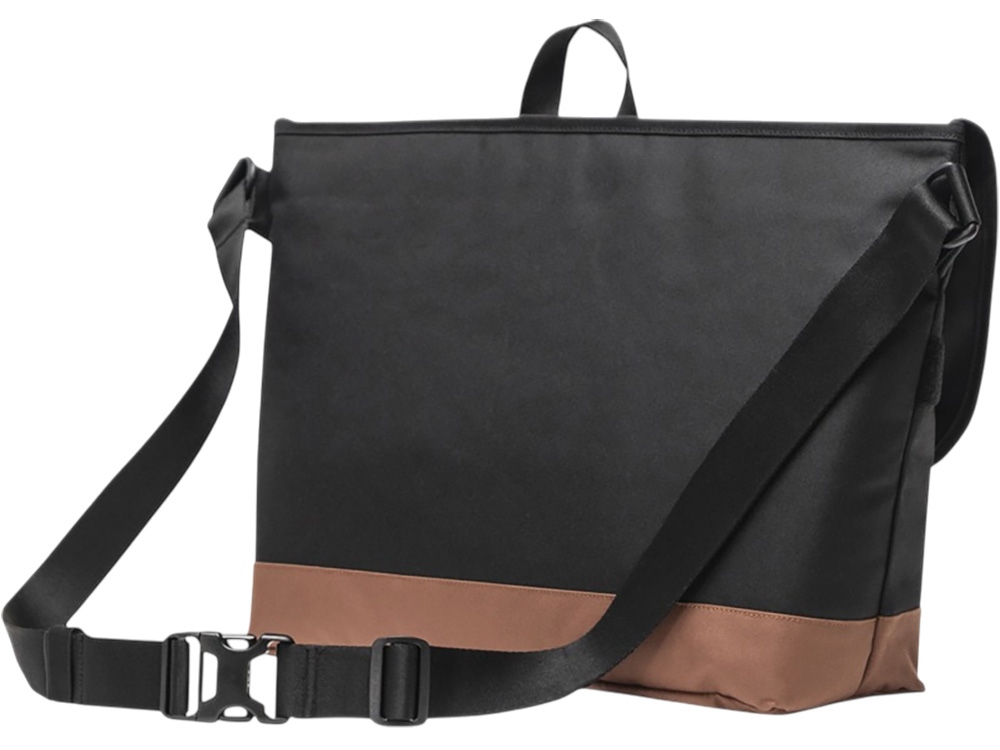 Сумка-мессенджер Herschel Cove из переработанного материала 22,5 л - сплошной черный-2