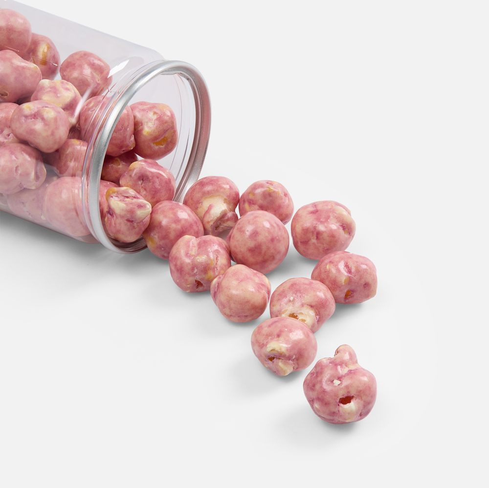 Попкорн Carambole, карамельный в глазури «Йогурт и малина»-1