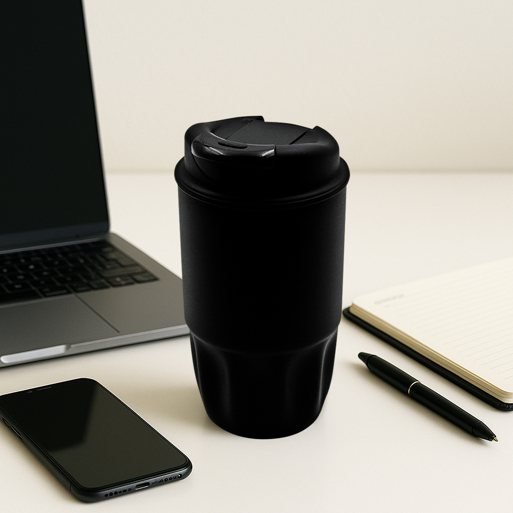 Термостакан Groove (черный)-8