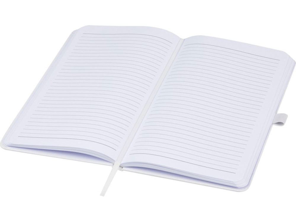 Блокнот Fabianna с мятой бумагой в твердой обложке, белый-3