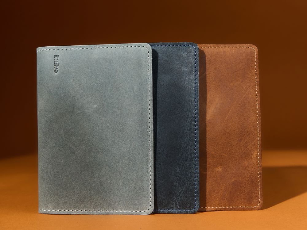 Обложка для паспорта inStream, серая-4