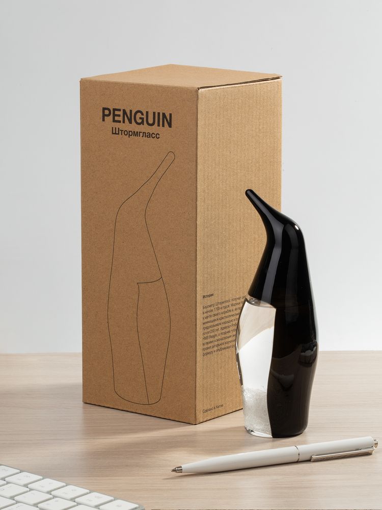 Штормгласс Penguin, черный-4