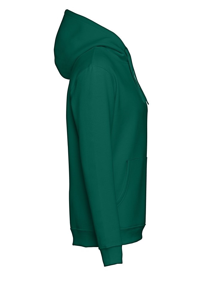 Толстовка с капюшоном унисекс PHOENIX 320, темно-зелёный-1