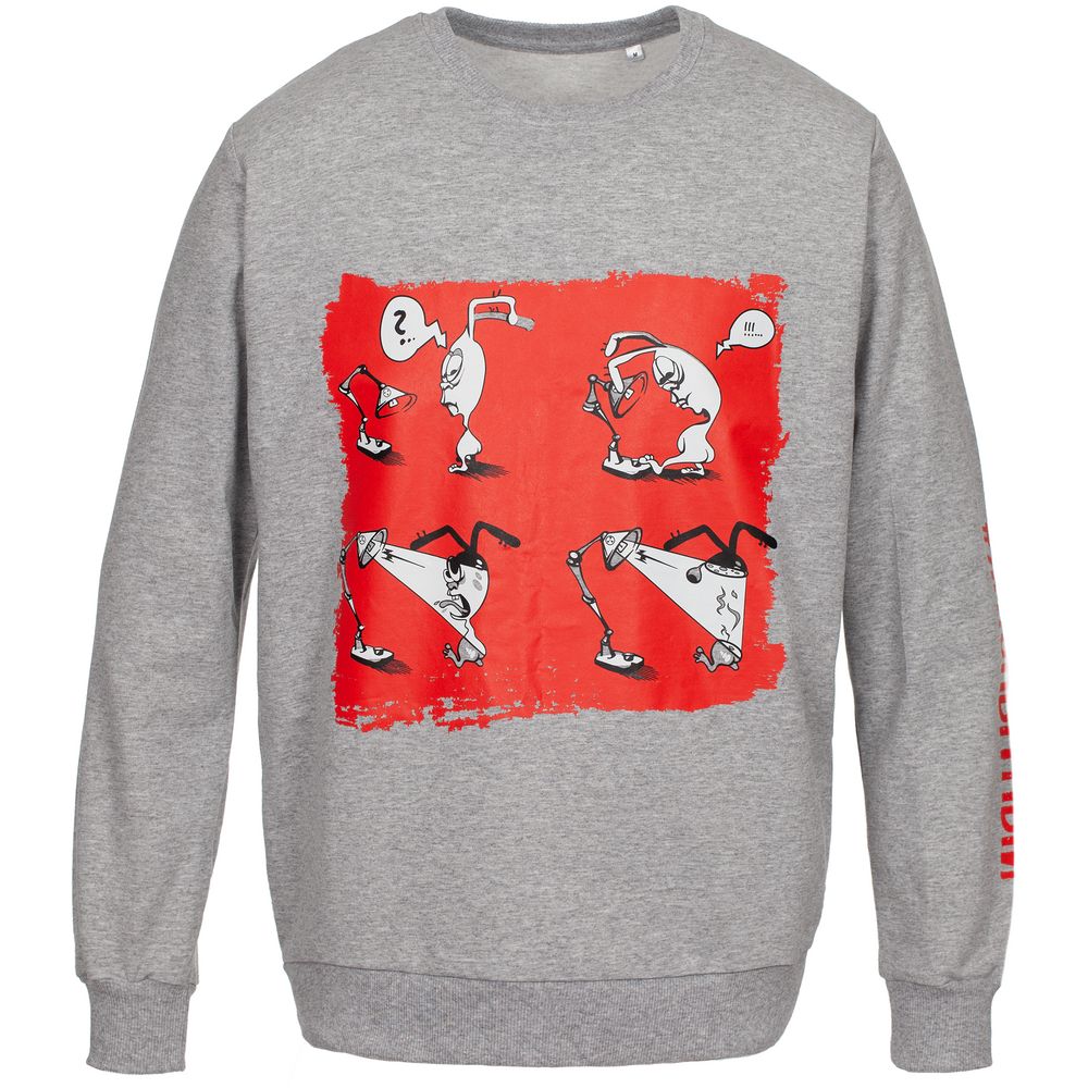 Толстовка «Ногиотушей», серый меланж-1