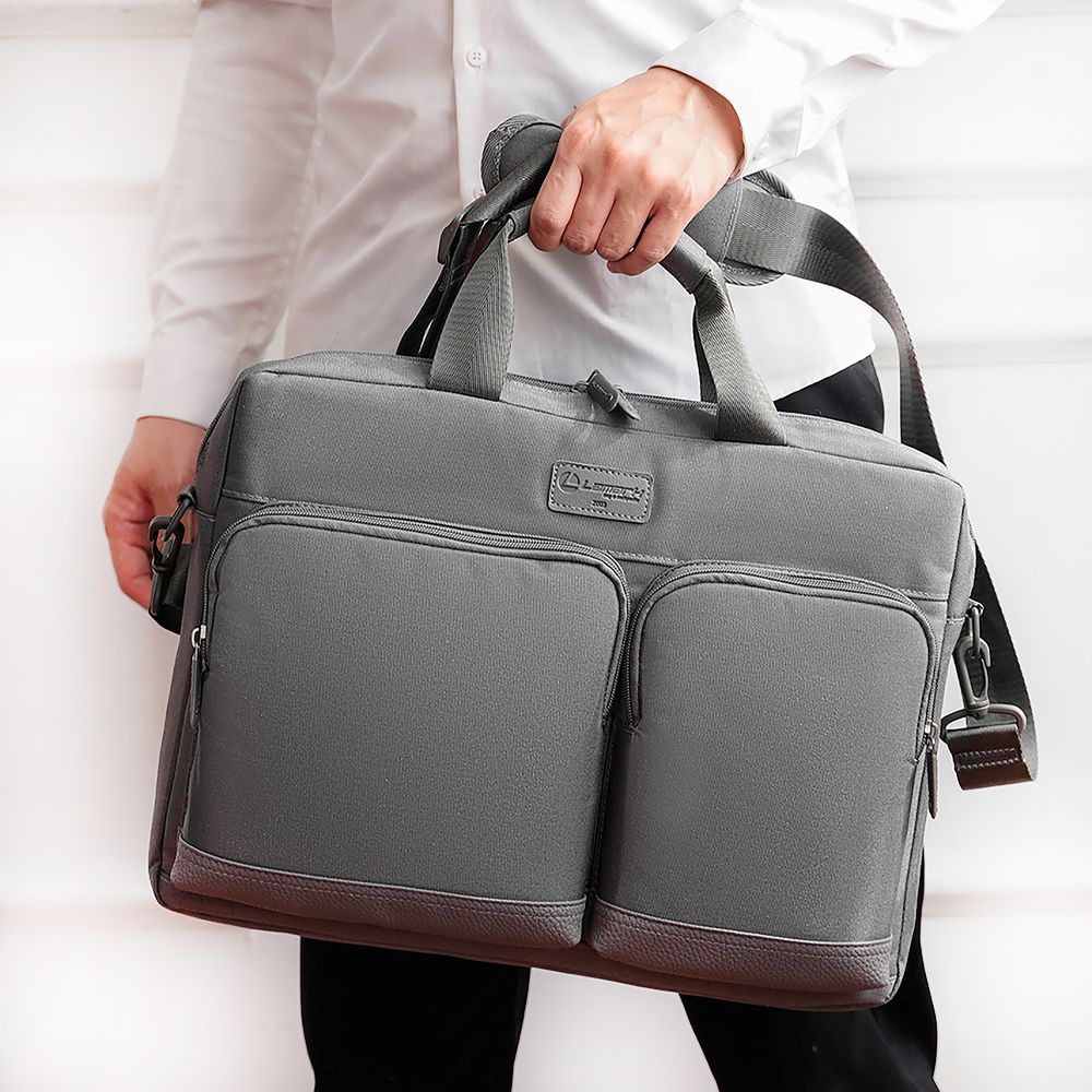 Сумка для ноутбука L255, темно-серая-9