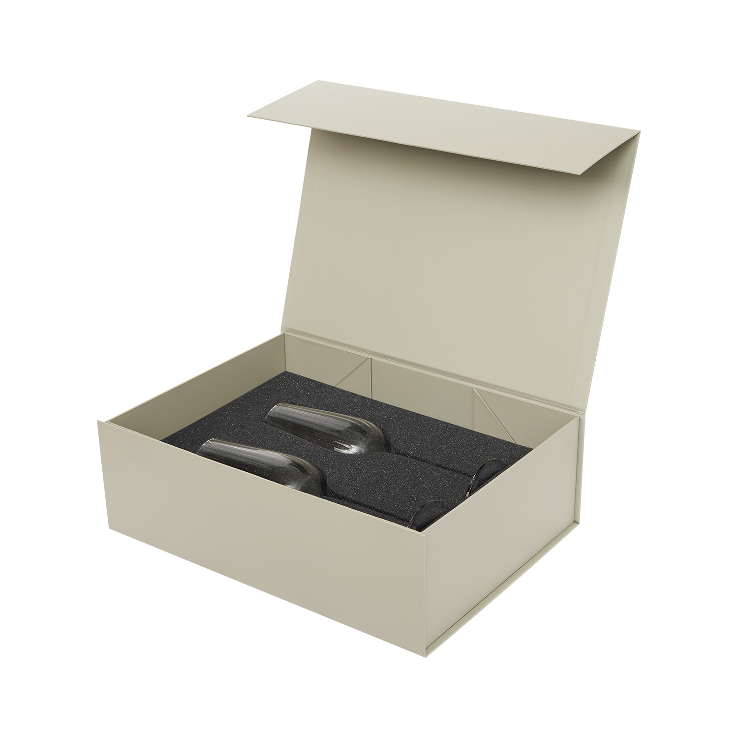 Подарочный набор 2 бокала для шампанского Blanche в серой коробке-2