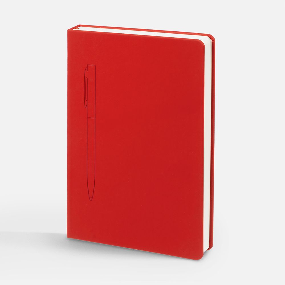 Ежедневник Magnet Shall, недатированный, красный-2