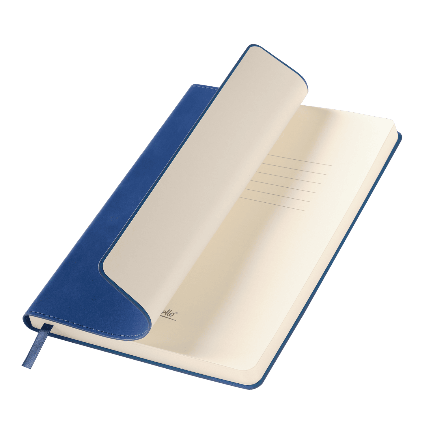 Ежедневник Verona недатированный, ярко-синий-0