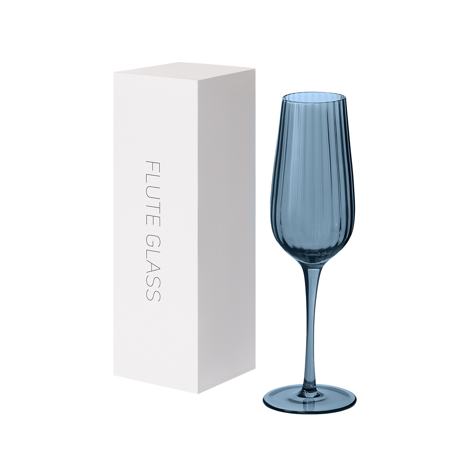 Бокал для шампанского Toscana, синий-12