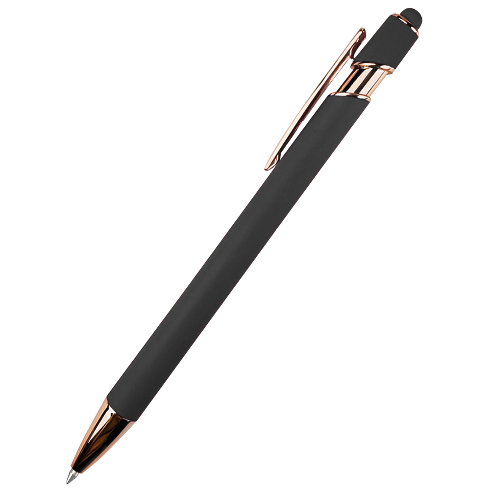 Ручка металлическая Brina софт-тач, Серый-0