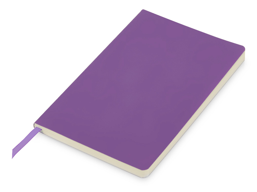 Блокнот Softy 2.0, гибкая обложка A5, 80 листов, фиолетовый-0
