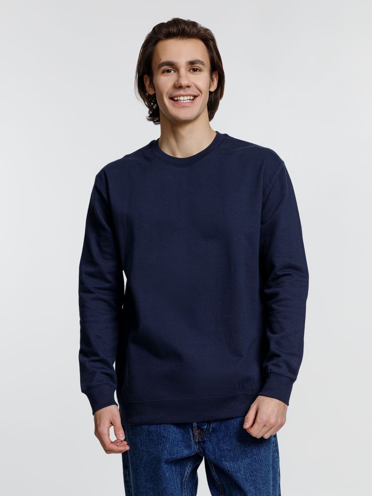 Свитшот унисекс Columbia, темно-синий-4