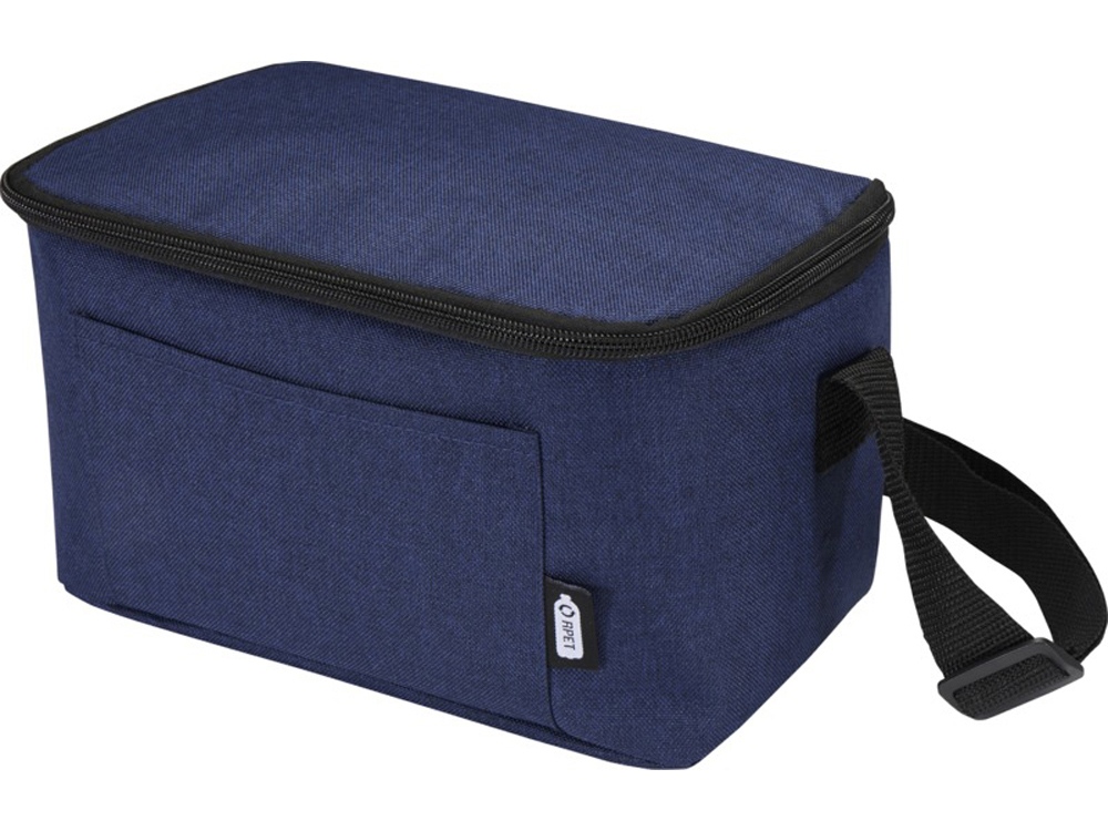 Tundra сумка-холодильник на 6 банок из переработанного РЕТ-пластика - Heather navy-0