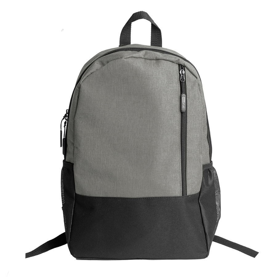 Рюкзак водостойкий "PULL", серый/чёрный, 45 x 28 x 11 см, 100% полиэстер 300D+600D, серый, черный-0