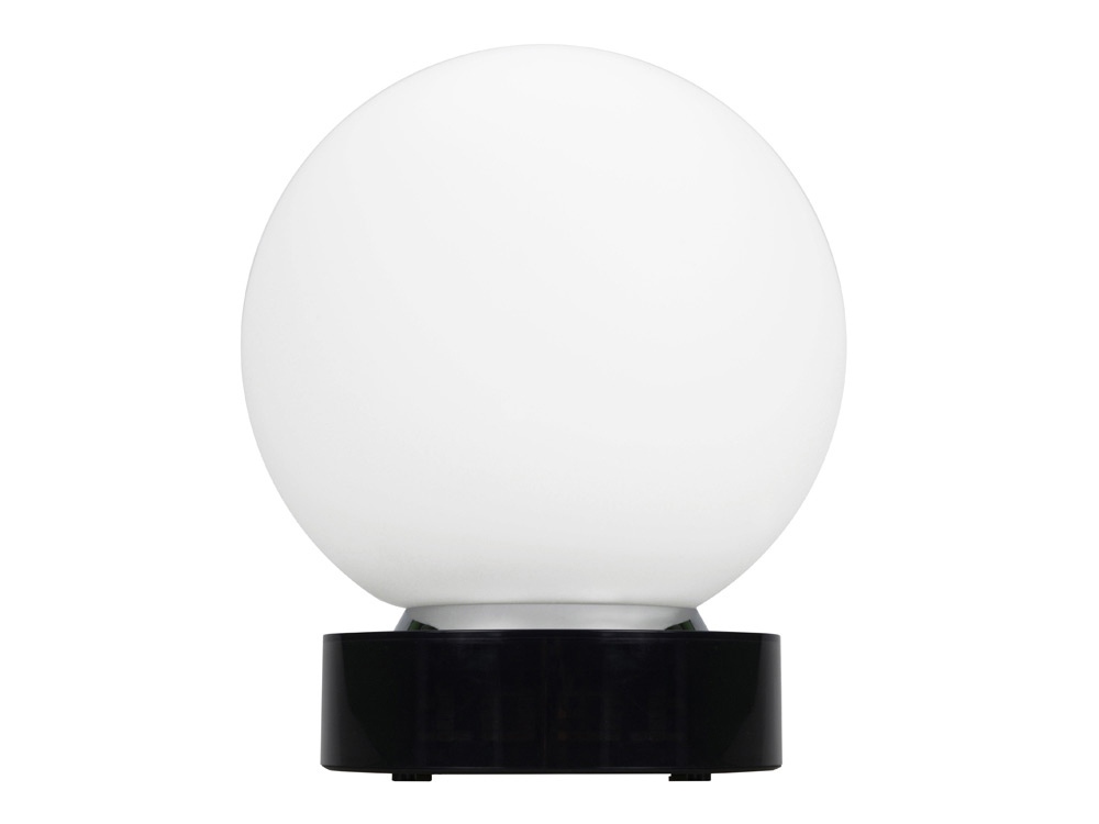 Лампа настольная с часами, датой и термометром. При включении на поверхности лампы появляется стилизованное изображение земного шара-2