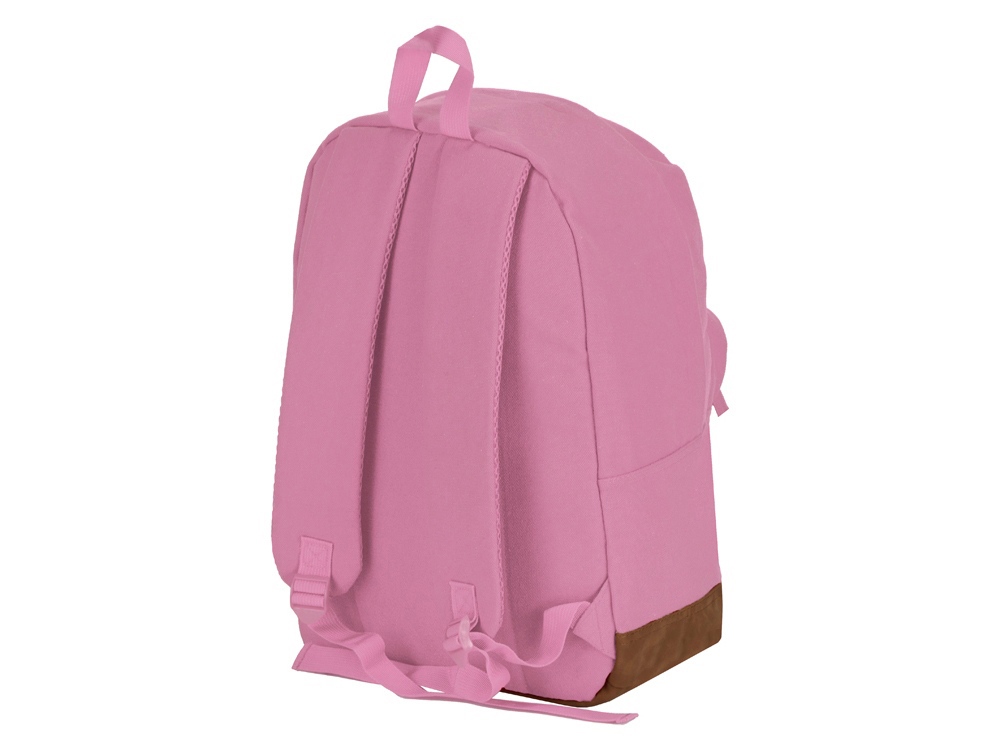 Рюкзак Shammy с эко-замшей для ноутбука 15, пыльно-розовый-5