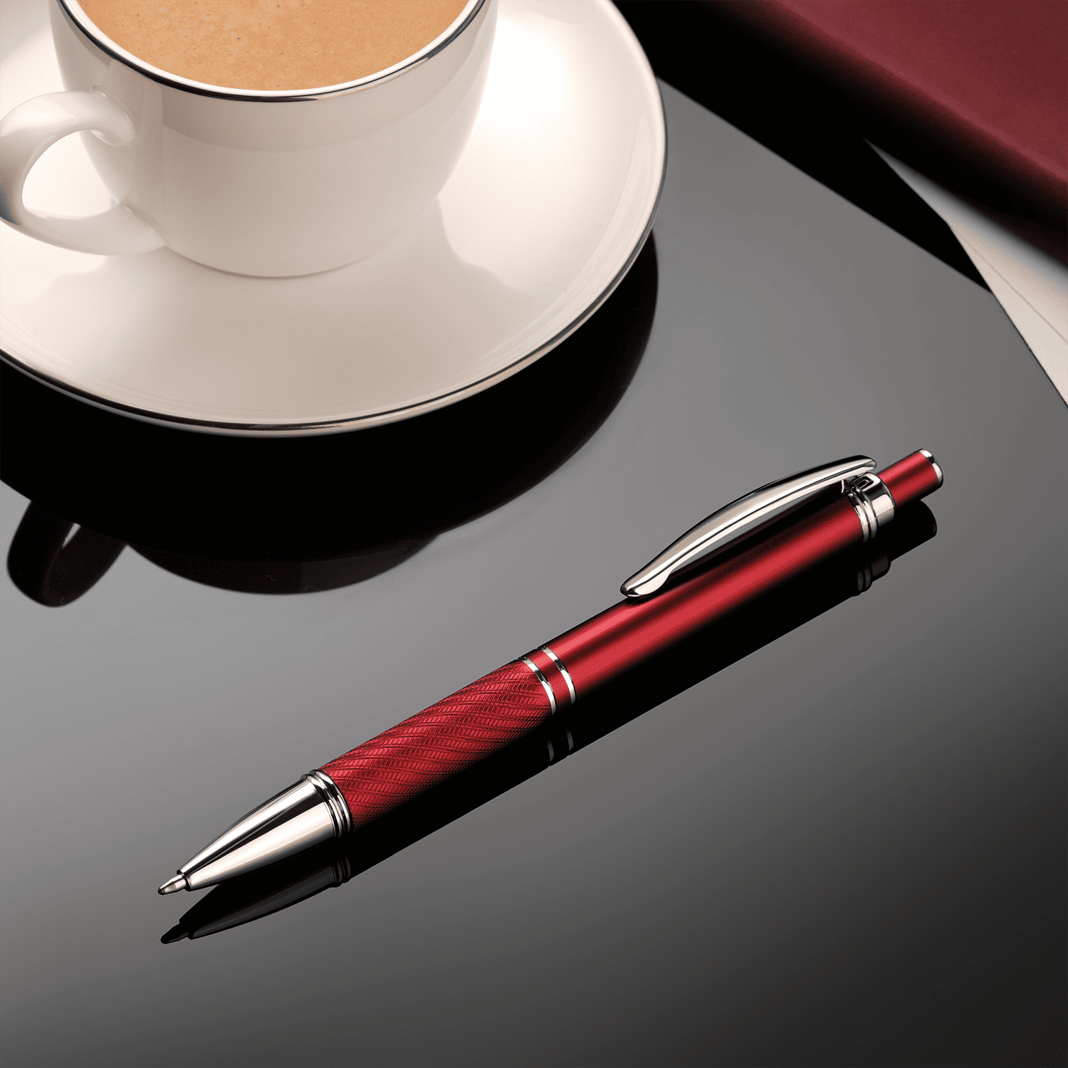 Шариковая ручка Крокус (Crocus), красная-5