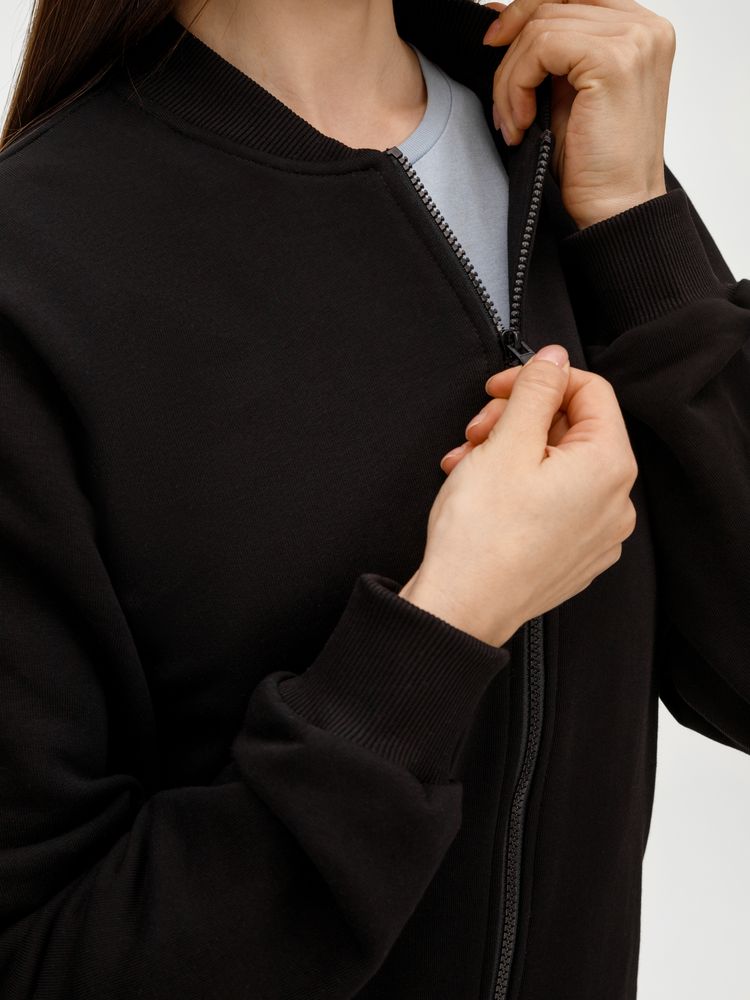 Бомбер унисекс Townie, черный-5