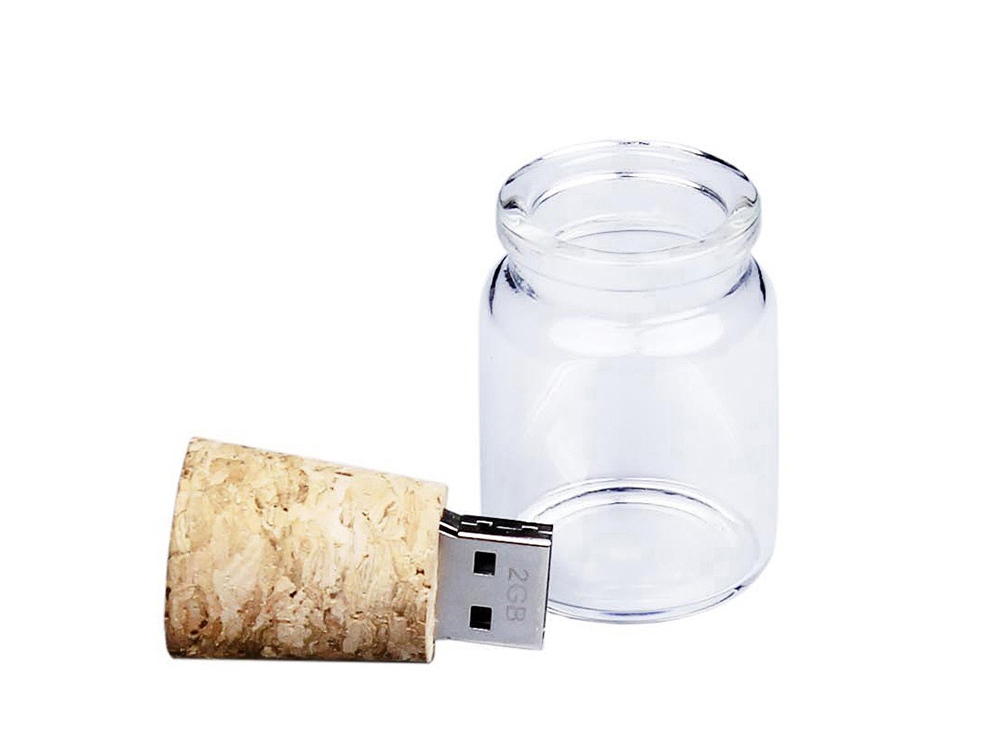 Флешнакопитель в виде пробки в бутылочке на 64 Гб-1
