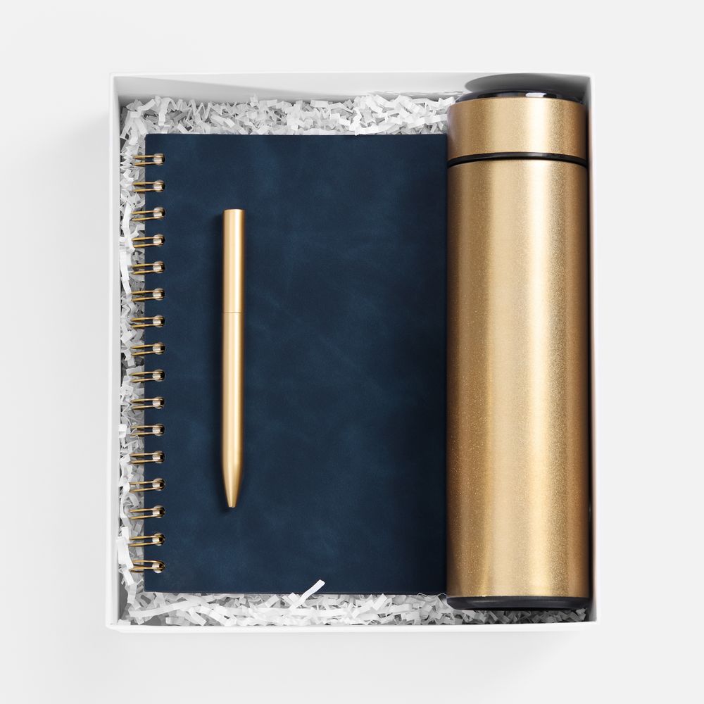 Набор Spiral Gold, синий-1