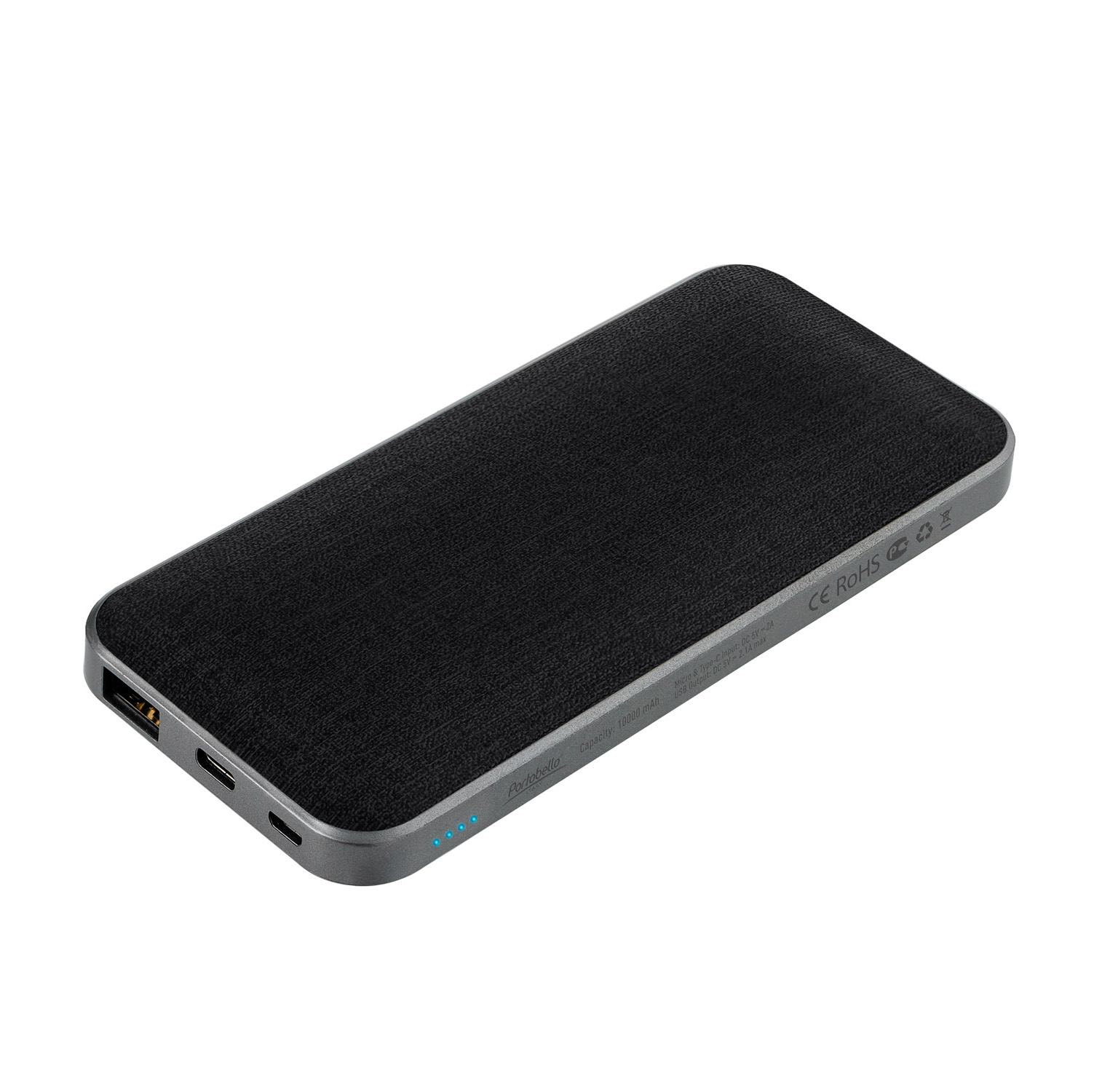 Внешний аккумулятор Твид PB (Tweed PB) 10000 mAh, черный-1