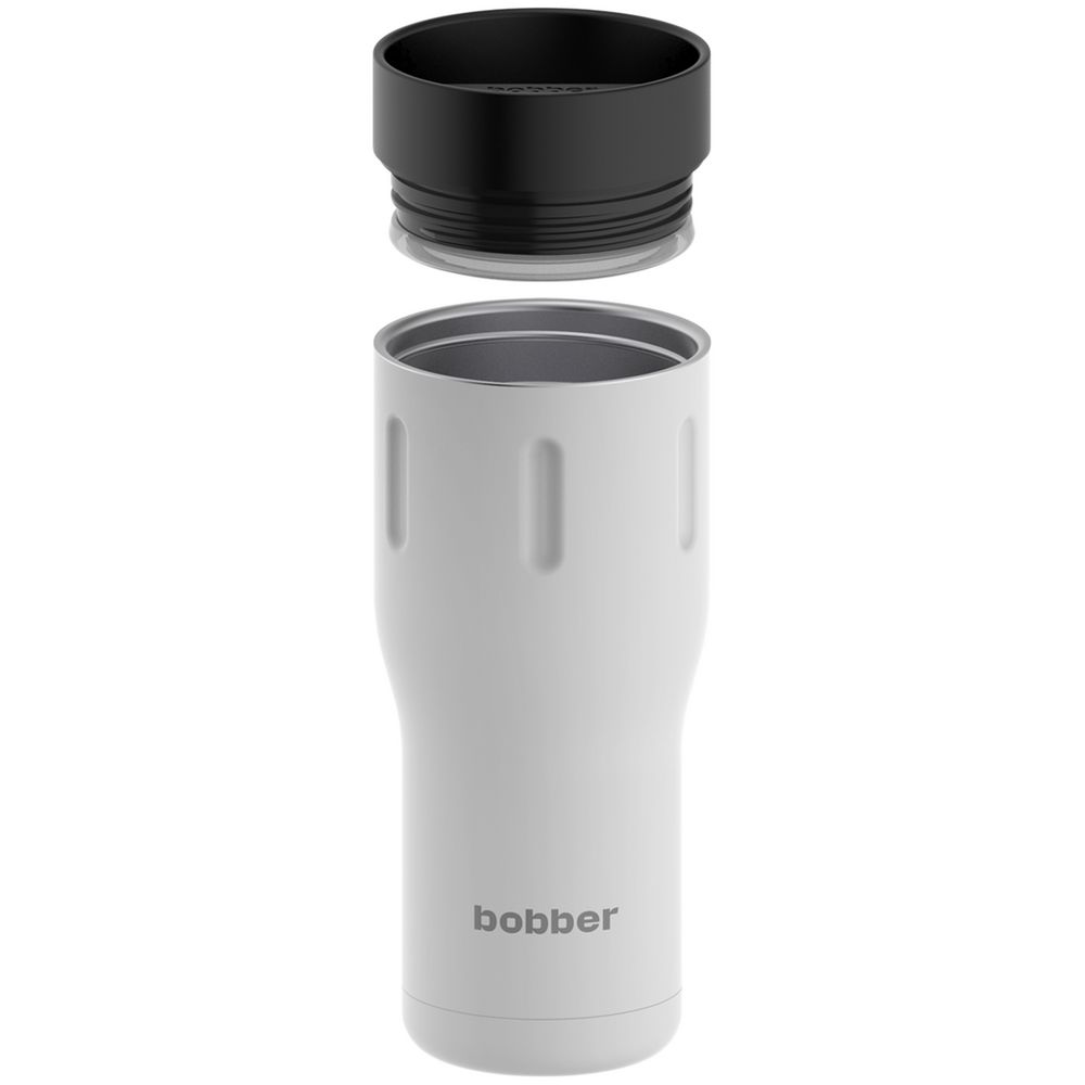 Термостакан Tumbler 470, вакуумный, белый-1