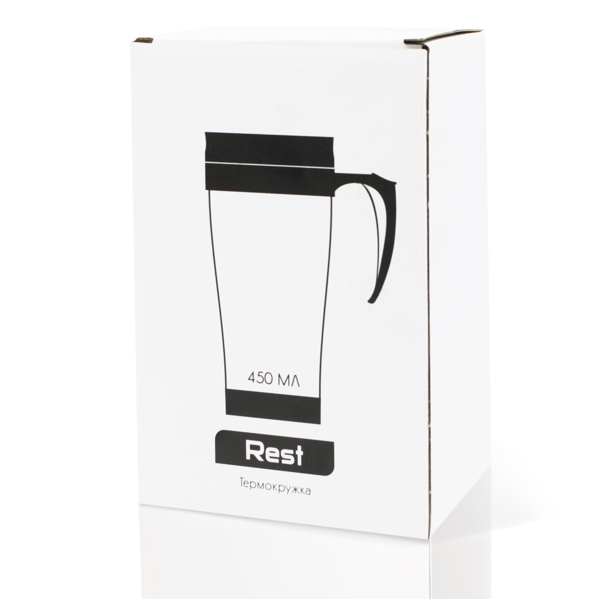 Термокружка Rest, Серебристый-3