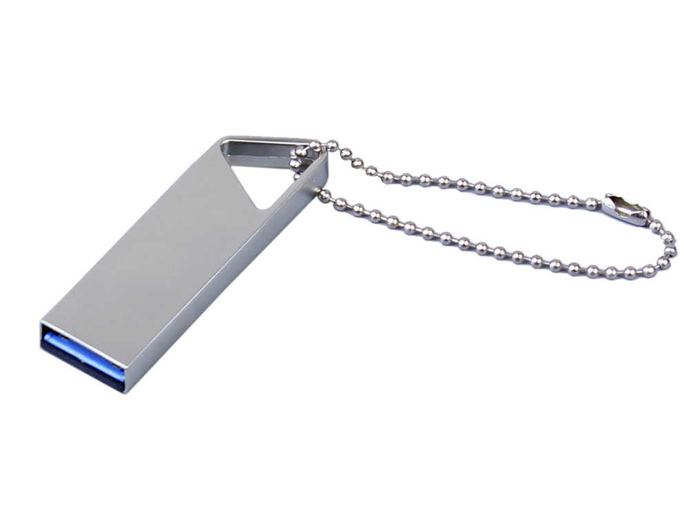 USB 3.0-флешка на 32 Гб с мини чипом, компактный дизайн, отверстие треугольной формы для цепочки-0