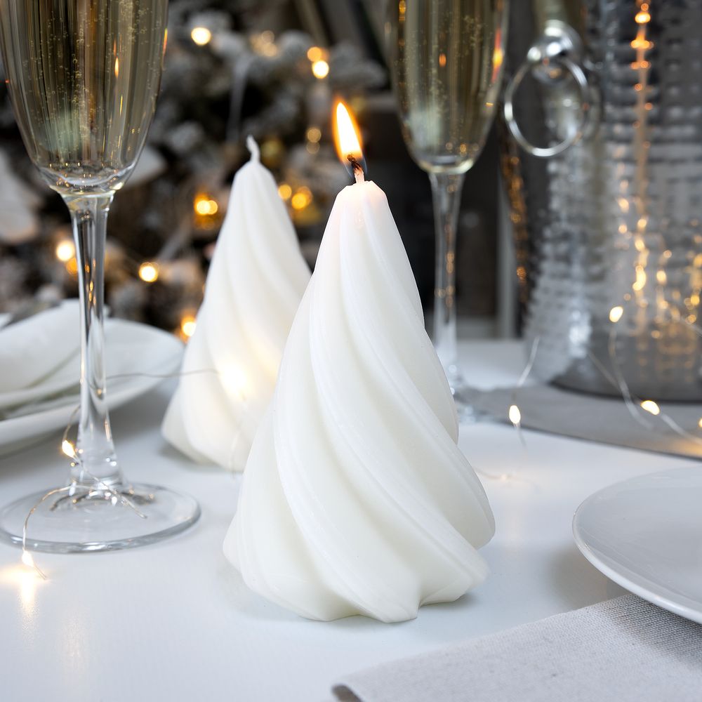 Свеча Sparklet, белая-0
