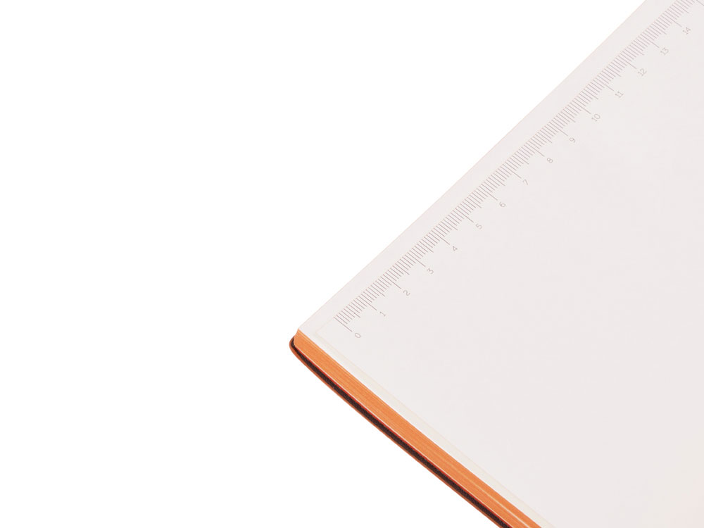 Бизнес-блокнот C1 софт-тач, гибкая обложка, 128 листов, оранжевый-4