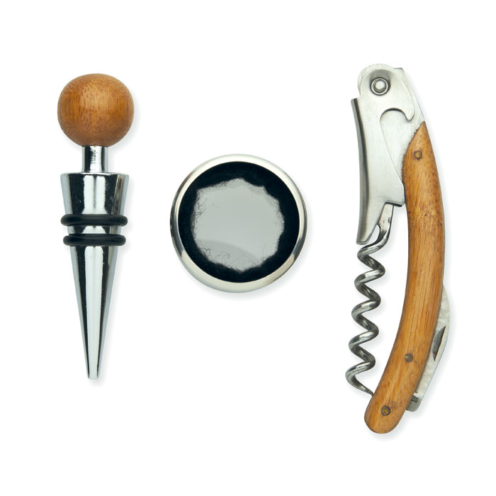 Набор винный, древесный-7