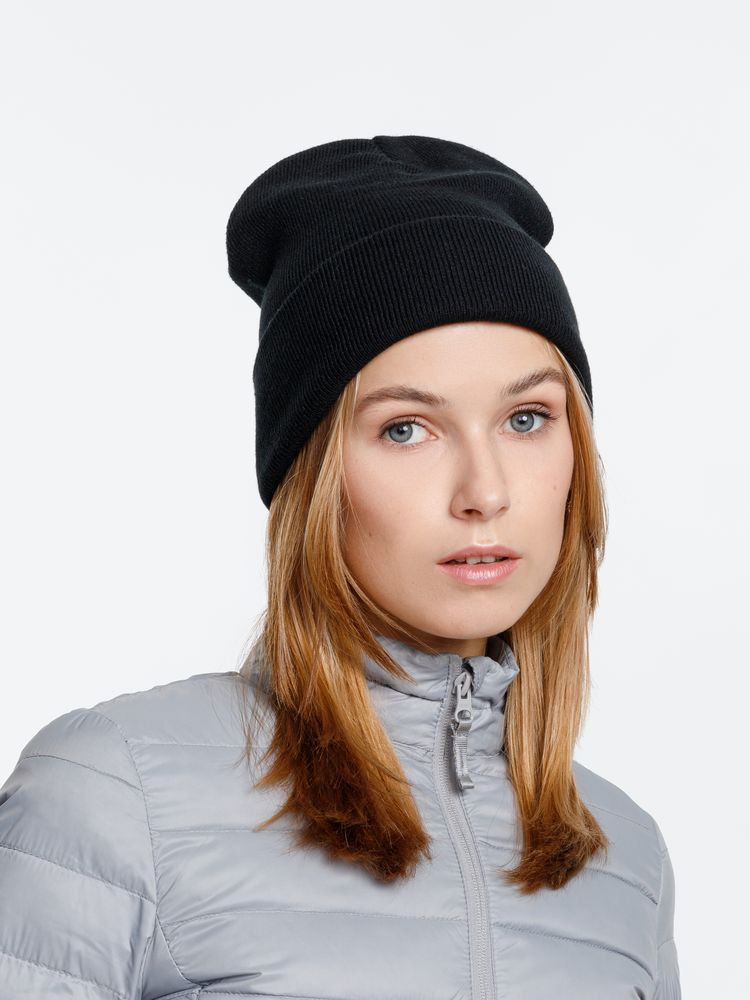 Шапка Urban Flow, черная-3