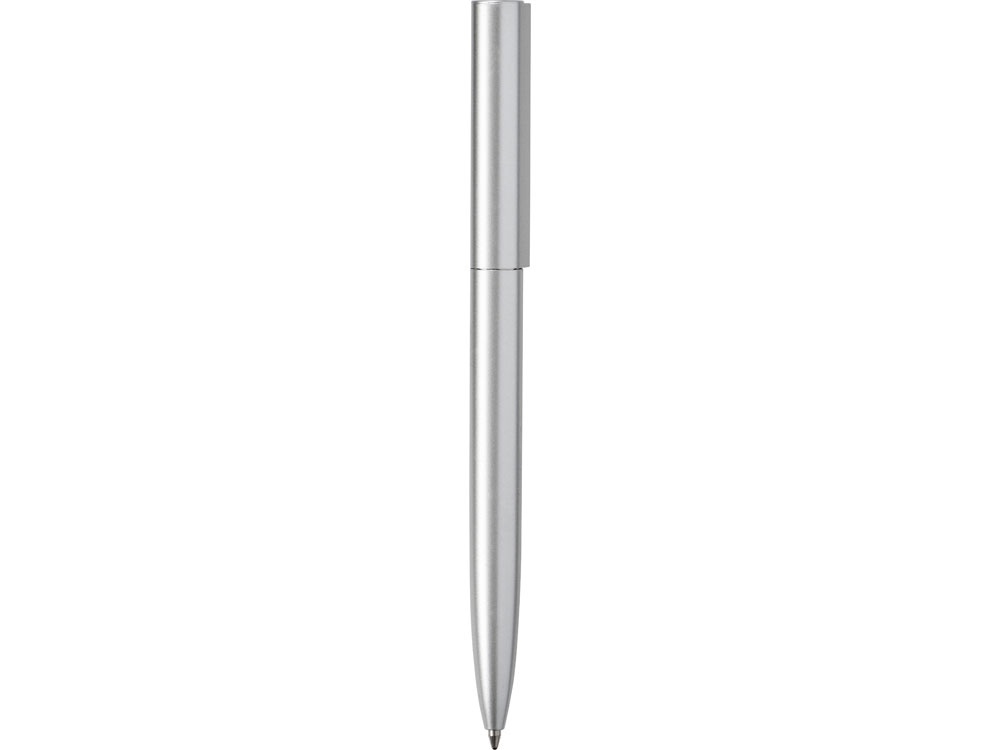 Шариковая металлическая ручка Minimalist, серебристая-2