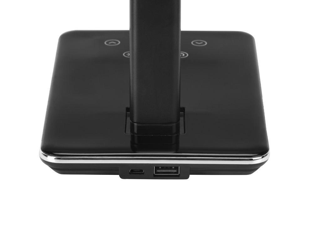 Настольная лампа с функцией беспроводной зарядки Starline, черный-8