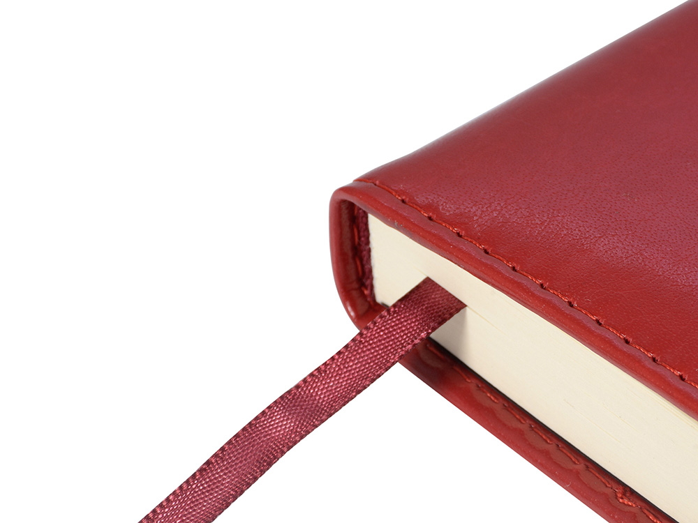 Ежедневник А5 недатированный Prestige, красный-5