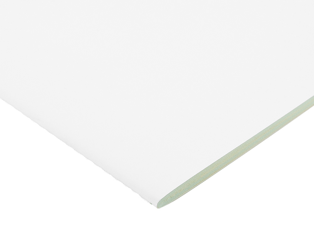 Бизнес-тетрадь А5 Pragmatic Contrast, 40 листов в клетку, белый с салатовым срезом-1