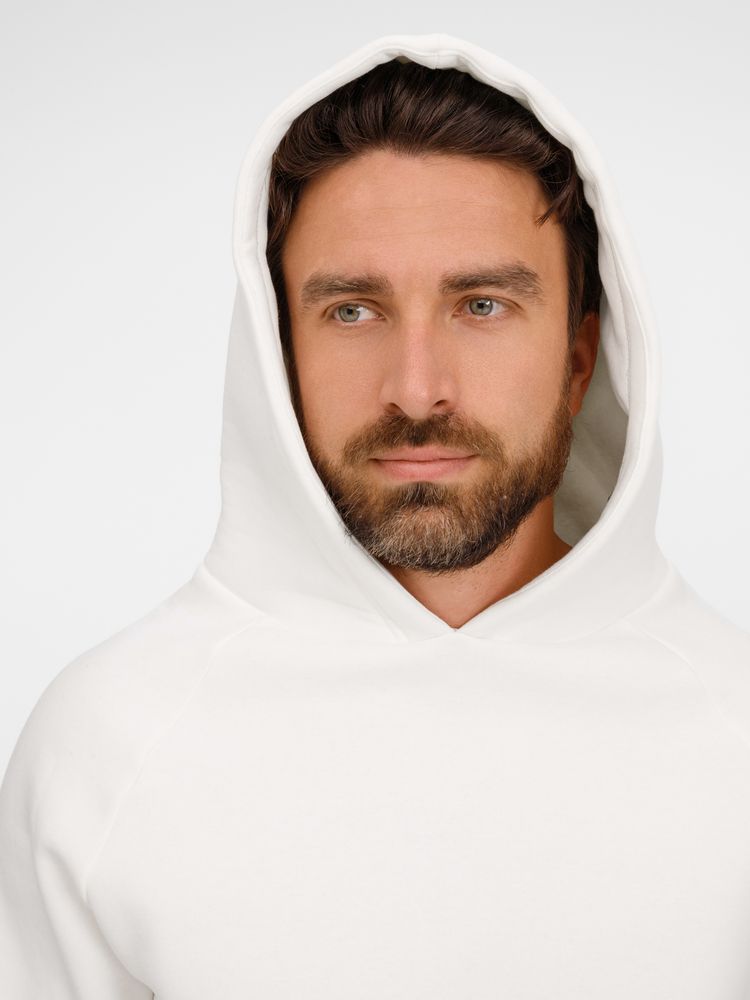 Худи унисекс оверсайз Easy Street, молочно-белое-4