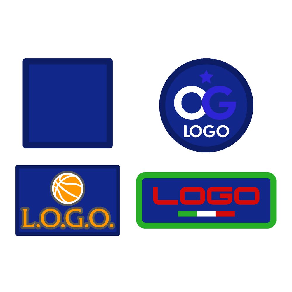 Шеврон из габардина Gabo S, синий-0