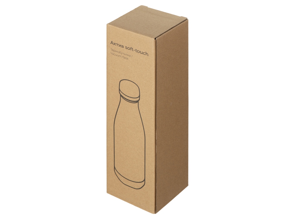 Термобутылка Актив Soft Touch, 500мл, бежевый-2